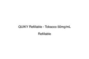 QUIKY Refillable - Tobacco 50mg/mL