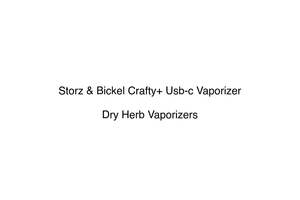 Storz & Bickel Crafty+ Usb-c Vaporizer