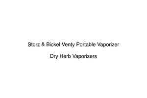 Storz & Bickel Venty Portable Vaporizer