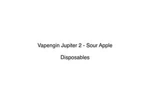 Pods Disposables: Vapengin Jupiter 2 - Sour Apple