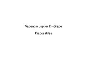 Pods Disposables: Vapengin Jupiter 2 - Grape