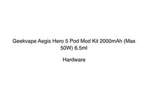 Geekvape Aegis Hero 5 Pod Mod Kit 2000mAh (Max 50W) 6.5ml