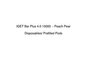 IGET Bar Plus 4.0 15000  - Peach Pear