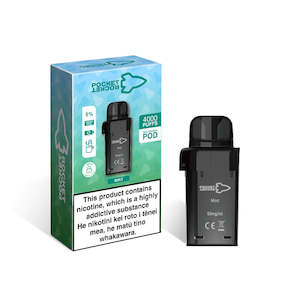 Prefilled Pod Vapes: Pocket Rocket Pre-filled Replacement Pod - Mint