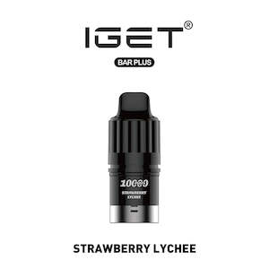 IGET Bar Plus 3.0 Replacement Pods (10,000 Puffs) - Strawberry Lychee