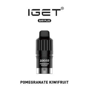 IGET Bar Plus 3.0 Replacement Pods (10,000 Puffs) - Pomegranate Kiwifruit