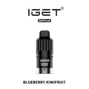 IGET Bar Plus 3.0 Replacement Pods (10,000 Puffs) - Blueberry Kiwifruit