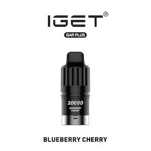 IGET Bar Plus 3.0 Replacement Pods (10,000 Puffs) - Blueberry Cherry