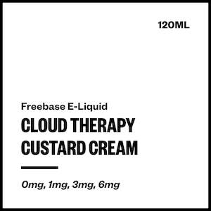 Cloud Therapy - Custard Cream (Freebase E-Liquid 120ml)