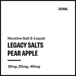 Legacy Salts - Pear Apple (Nic Salt E-Liquid)