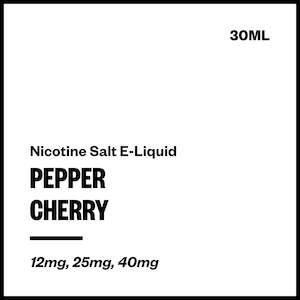 Pepper Nic Salts: Pepper - Cherry (Nic Salt E-Liquid 30ml)
