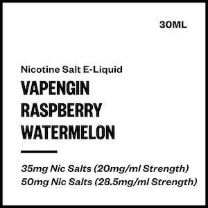 Vapengin - Raspberry Watermelon (Nic Salt E-Liquid 30ml)
