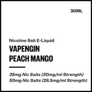 Vapengin - Peach Mango (Nic Salt E-Liquid 30ml)
