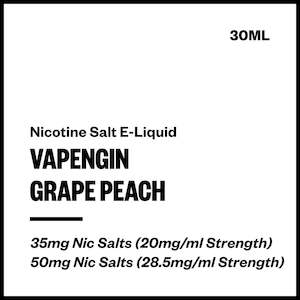 Vapengin - Grape Peach (Nic Salt E-Liquid 30ml)