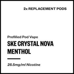 Ske: SKE Crystal Nova - Menthol (2x Replacement Pods)