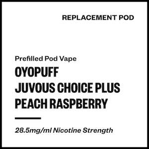 Oyopuff Juvous Choice Plus - Peach Raspberry (Replacement Pod)
