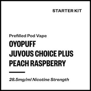 Oyopuff Juvous Choice Plus - Peach Raspberry (Starter Kit)