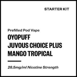 Oyopuff Juvous Choice Plus - Mango Tropical (Starter Kit)