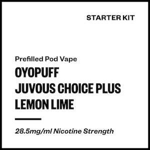 Oyopuff Juvous Choice Plus - Lemon Lime (Starter Kit)