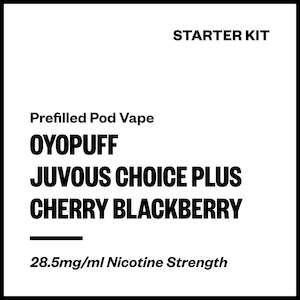 Oyopuff Juvous Choice Plus - Cherry Blackberry (Starter Kit)