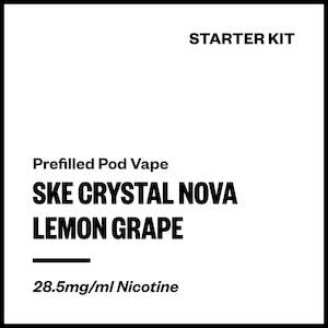 SKE Crystal Nova - Lemon Grape (Starter Kit)