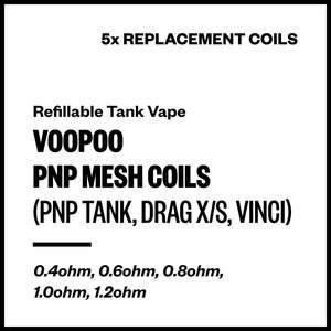 Voopoo PnP Mesh Coils (for PnP Tank; Drag X/S; Vinci; etc) [5 Pack]