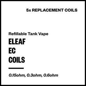 Eleaf EC Replacement Coils (for iJust 2/X/ECM; Melo 2-6; etc)