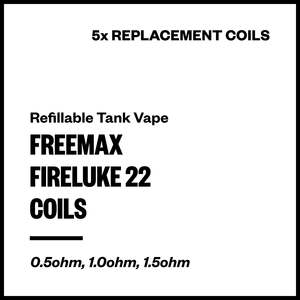 FreeMax Fireluke 22 Replacement Coils (also for Twiter 30W; Maxluke; etc)