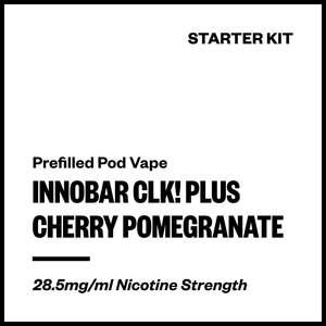 20 And Under: Innobar CLK! Plus - Cherry Pomegranate (Starter Kit)