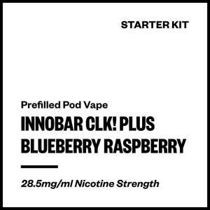 20 And Under: Innobar CLK! Plus - Blueberry Rasperry (Starter Kit)