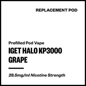 IGET Halo KP3000 - Grape (Replacement Pod)