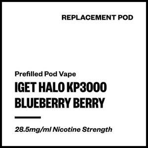 IGET Halo KP3000 - Blueberry Berry (Replacement Pod)