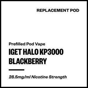 IGET Halo KP3000 - Blackberry (Replacement Pod)