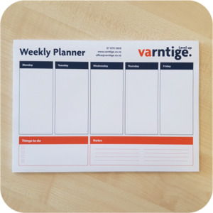 Products: Varntige A4 Weekly Planner