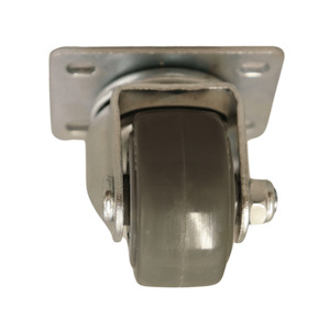 Swivel Plate Castor with 50mm thermoplastic rubber wheel, polypropylene rim