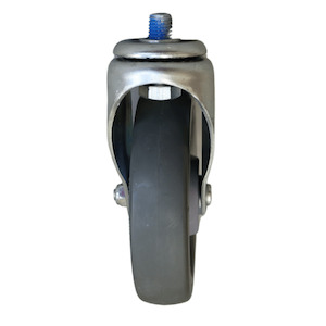 Bolt Hole Swivel Castor 125mm thermoplastic rubber wheel, polypropylene rim