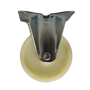 Fixed Castor 100mm Nylon Wheel