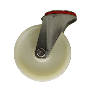 Products: Bolt Hole Swivel Castor 125mm Nylon Wheel
