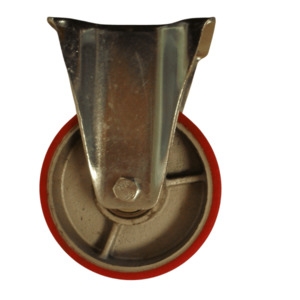 Boat Builders: UC150B/F Fixed Castor 150mm Cast Iron Wheel, Polyurethane Tread