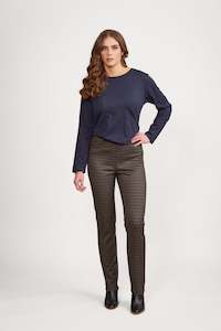 Pull On Pants All: 234E Sutton - Slim Leg Full Length Knit Pull-On
