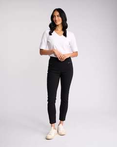 Permanent Collection Pull On Pants: Concept Pant - Black