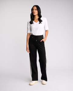 Permanent Collection Pull On Pants: Weekend Pant - Black 2.0