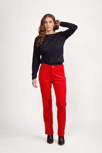 5911M Fiesta - Straight Leg Full Length Pinwale Cord Pant with Fly