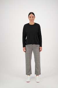 4439 Long Sleeve Top - Black