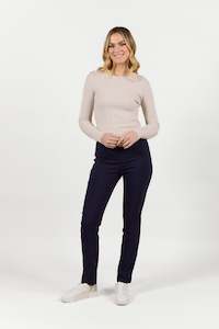 Sale Pull On Pants: S234 Bay Pull On - Navy (Bliss)