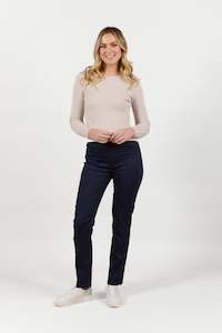 Sale Pull On Pants: S234D Bay Pull On - Navy