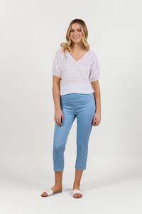 Sale Pull On Pants: S271LW Harbour 7/8 - Fresh Blue