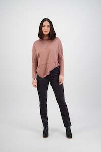 Permanent Collection Button Up Pants: 5911M Arch Cord Pant - Charcoal