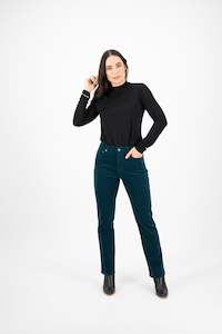 5911M Arch Cord Pant - Peacock