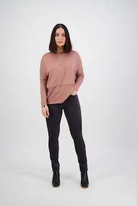 Permanent Collection Button Up Pants: 5910M Park Cord Pant - Charcoal